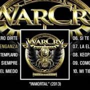 El texto musical HUELO EL MIEDO de WARCRY también está presente en el álbum Inmortal (2014)