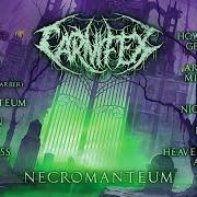 El texto musical INFINITE NIGHT TERROR de CARNIFEX también está presente en el álbum Necromanteum (2023)